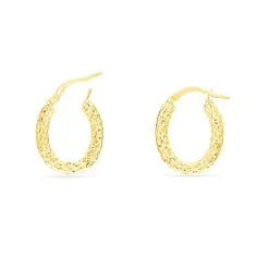 Histoire D'Or Créoles Udara Or Jaune 8 Histoire D'Or Créoles Udara Or Jaune -Boucles d'oreilles pendantes Soldes Boutique B3OFJW0945 view3