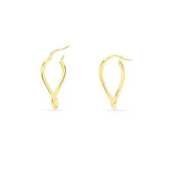 Histoire D'Or Créoles Hellen Or Jaune 8 Histoire D'Or Créoles Hellen Or Jaune -Boucles d'oreilles pendantes Soldes Boutique B3OFJW0955 view3