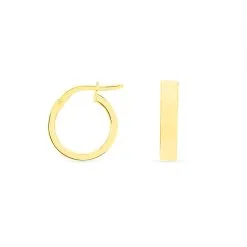 Histoire D'Or Créoles Cody Or Jaune -Boucles d'oreilles pendantes Soldes Boutique B3OFJW0956 view2