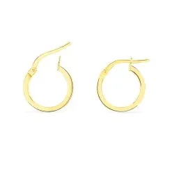 Histoire D'Or Créoles Cody Or Jaune -Boucles d'oreilles pendantes Soldes Boutique B3OFJW0956 view3