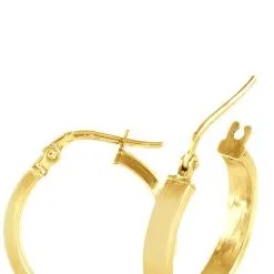 Histoire D'Or Créoles Cody Or Jaune -Boucles d'oreilles pendantes Soldes Boutique B3OFJW0958 view3