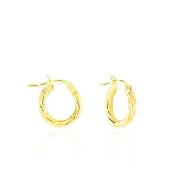 Histoire D'Or Créoles Youri Or Jaune