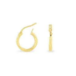 Histoire D'Or Créoles Youri Or Jaune -Boucles d'oreilles pendantes Soldes Boutique B3OFJW0963 view2