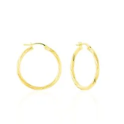 Histoire D'Or Créoles Youri Or Jaune