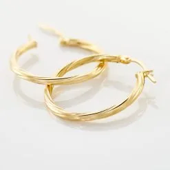 Histoire D'Or Créoles Youri Or Jaune -Boucles d'oreilles pendantes Soldes Boutique B3OFJW0965 view2