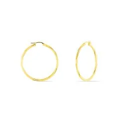 Histoire D'Or Créoles Youri Or Jaune 6 Histoire D'Or Créoles Youri Or Jaune -Boucles d'oreilles pendantes Soldes Boutique B3OFJW0966 view2