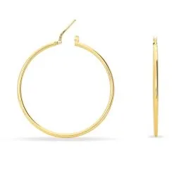 Histoire D'Or Créoles Verania Or Jaune -Boucles d'oreilles pendantes Soldes Boutique B3OFJW0995 view2