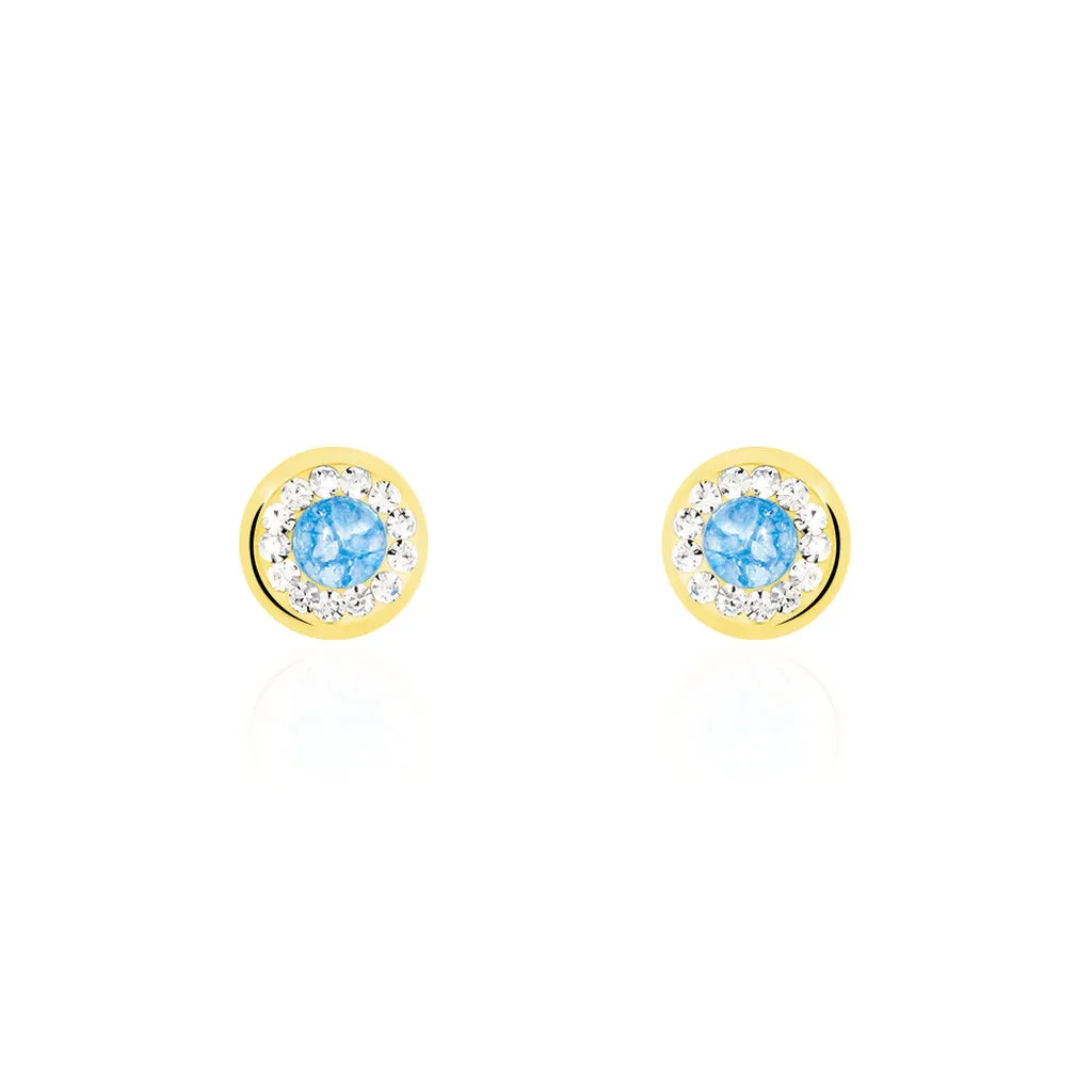 Histoire D'Or Boucles D'oreilles Amazone Or Jaune Email Strass 1 Histoire D'Or Boucles D'oreilles Amazone Or Jaune Email Strass