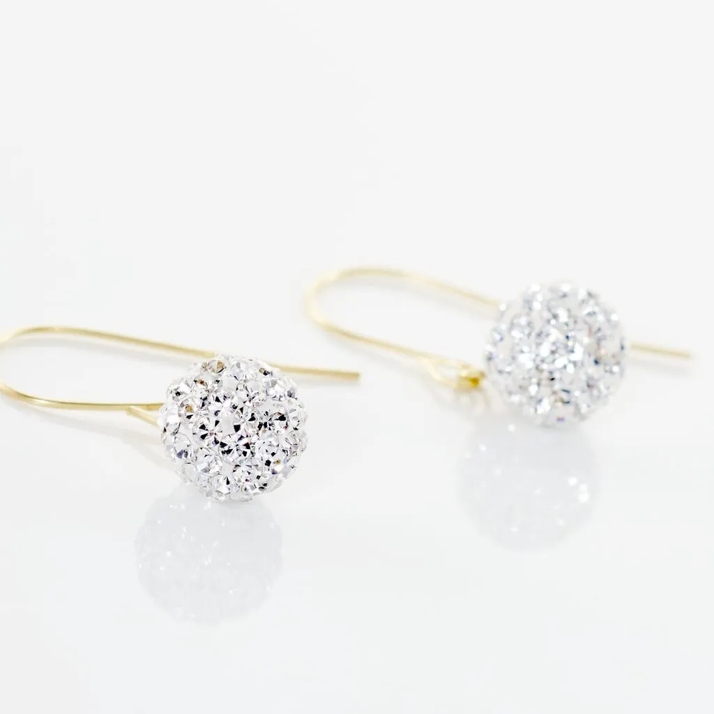 Histoire D'Or Boucles D'oreilles Pendantes Or Jaune Fidelia Cristal 3 Histoire D'Or Boucles D'oreilles Pendantes Or Jaune Fidelia Cristal – Image 3