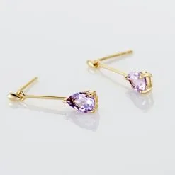 Histoire D'Or Boucles D'oreilles Pendantes Goutte Or Jaune Amethyste 6 Histoire D'Or Boucles D'oreilles Pendantes Goutte Or Jaune Amethyste -Boucles d'oreilles pendantes Soldes Boutique B3OFJYI002 view2