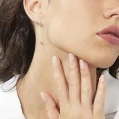 Histoire D'Or Boucles D'oreilles Pendantes Arenale Or Jaune Amethyste -Boucles d'oreilles pendantes Soldes Boutique B3OFJYI112 model0