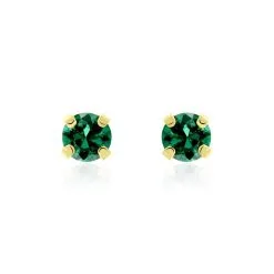 Histoire D'Or Boucles D'oreilles Puces Or Jaune Oxyde De Zirconium