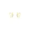 Histoire D'Or Boucles D'oreilles Puces Evaelle Papillon Or Jaune Oxyde De Zirconium