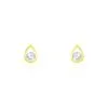 Histoire D'Or Boucles D'oreilles Puces Helie Goutte Or Jaune Oxyde De Zirconium