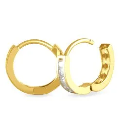 Histoire D'Or Créoles Ivria Or Jaune Oxyde De Zirconium 8 Histoire D'Or Créoles Ivria Or Jaune Oxyde De Zirconium -Boucles d'oreilles pendantes Soldes Boutique B3OFJZW153 view3