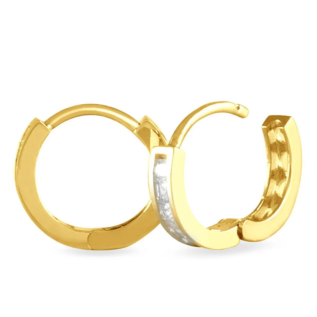 Histoire D'Or Créoles Ivria Or Jaune Oxyde De Zirconium 4 Histoire D'Or Créoles Ivria Or Jaune Oxyde De Zirconium – Image 4