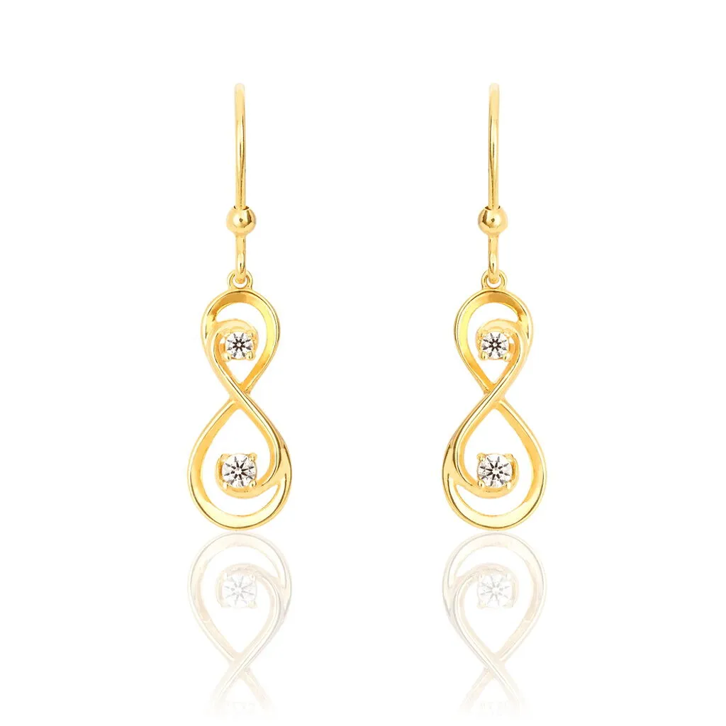Histoire D'Or Boucles D'oreilles Pendantes Ademar Or Jaune Oxyde De Zirconium 1 Histoire D'Or Boucles D'oreilles Pendantes Ademar Or Jaune Oxyde De Zirconium