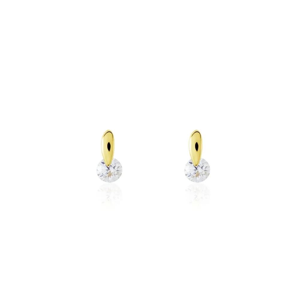 Histoire D'Or Boucles D'oreilles Pendantes Clementa Or Jaune Oxyde De Zirconium 1 Histoire D'Or Boucles D'oreilles Pendantes Clementa Or Jaune Oxyde De Zirconium