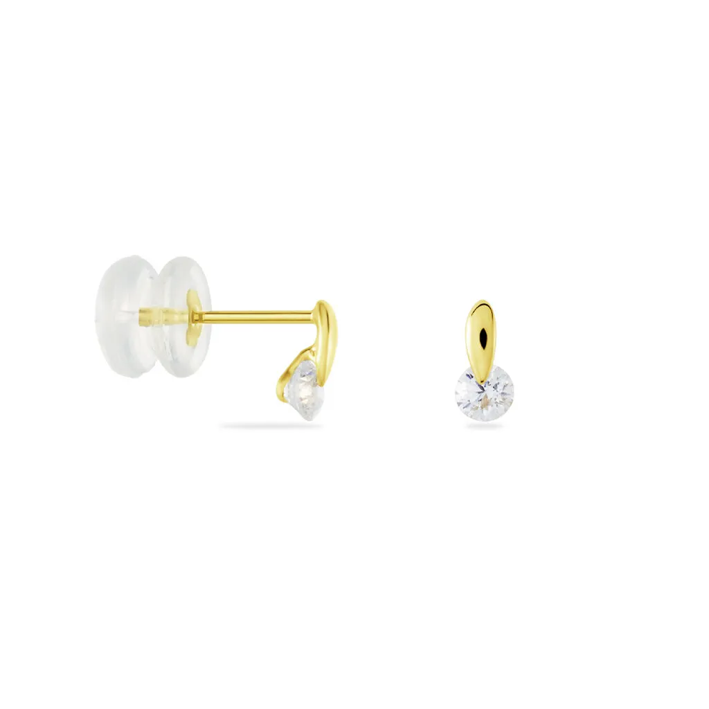 Histoire D'Or Boucles D'oreilles Pendantes Clementa Or Jaune Oxyde De Zirconium 2 Histoire D'Or Boucles D'oreilles Pendantes Clementa Or Jaune Oxyde De Zirconium – Image 2