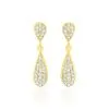 Histoire D'Or Boucles D'oreilles Pendantes Reiko Or Jaune Oxyde De Zirconium