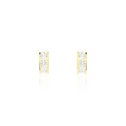 Histoire D'Or Boucles D'oreilles Puces Rachilda Or Jaune Oxyde De Zirconium