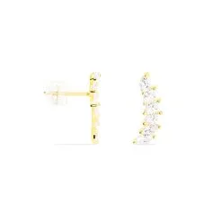 Histoire D'Or Bijoux D'oreilles Resa Or Jaune Oxyde De Zirconium 5 Histoire D'Or Bijoux D'oreilles Resa Or Jaune Oxyde De Zirconium -Boucles d'oreilles pendantes Soldes Boutique B3OFJZW506 view1