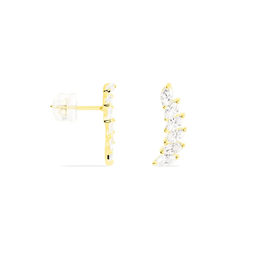 Histoire D'Or Bijoux D'oreilles Resa Or Jaune Oxyde De Zirconium 2 Histoire D'Or Bijoux D'oreilles Resa Or Jaune Oxyde De Zirconium – Image 2