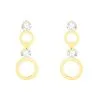 Histoire D'Or Boucles D'oreilles Pendantes Wynona Or Jaune Oxyde De Zirconium