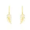 Histoire D'Or Boucles D'oreilles Pendantes Nahia Or Jaune Oxyde De Zirconium