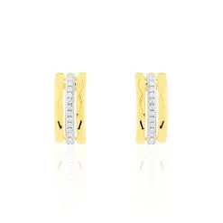 Histoire D'Or Boucles D'oreilles Pendantes Allyson Or Jaune Oxyde De Zirconium