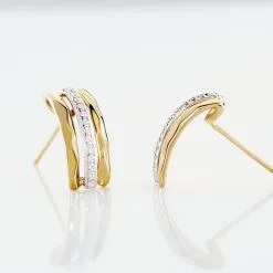 Histoire D'Or Boucles D'oreilles Pendantes Allyson Or Jaune Oxyde De Zirconium -Boucles d'oreilles pendantes Soldes Boutique B3OFJZW693 view2