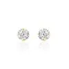 Histoire D'Or Boucles D'oreilles Puces Eddie Or Jaune Oxyde De Zirconium