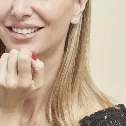 Histoire D'Or Boucles D'oreilles Puces Eddie Or Jaune Oxyde De Zirconium -Boucles d'oreilles pendantes Soldes Boutique B3OFJZW735 model0