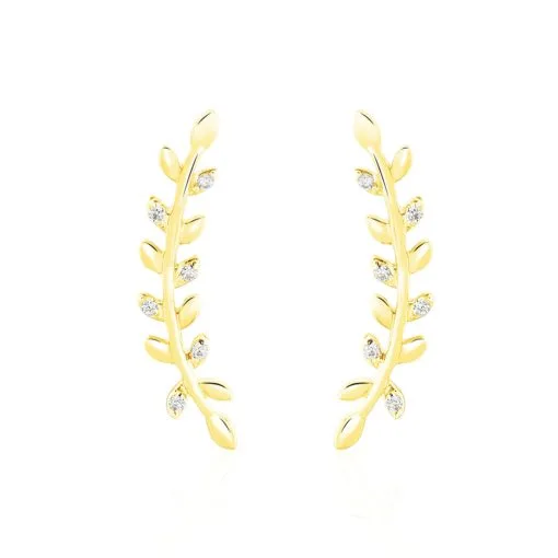 Histoire D'Or Bijoux D'oreilles Eloiza Or Jaune Oxyde De Zirconium -Boucles d'oreilles pendantes Soldes Boutique B3OFJZW791 master