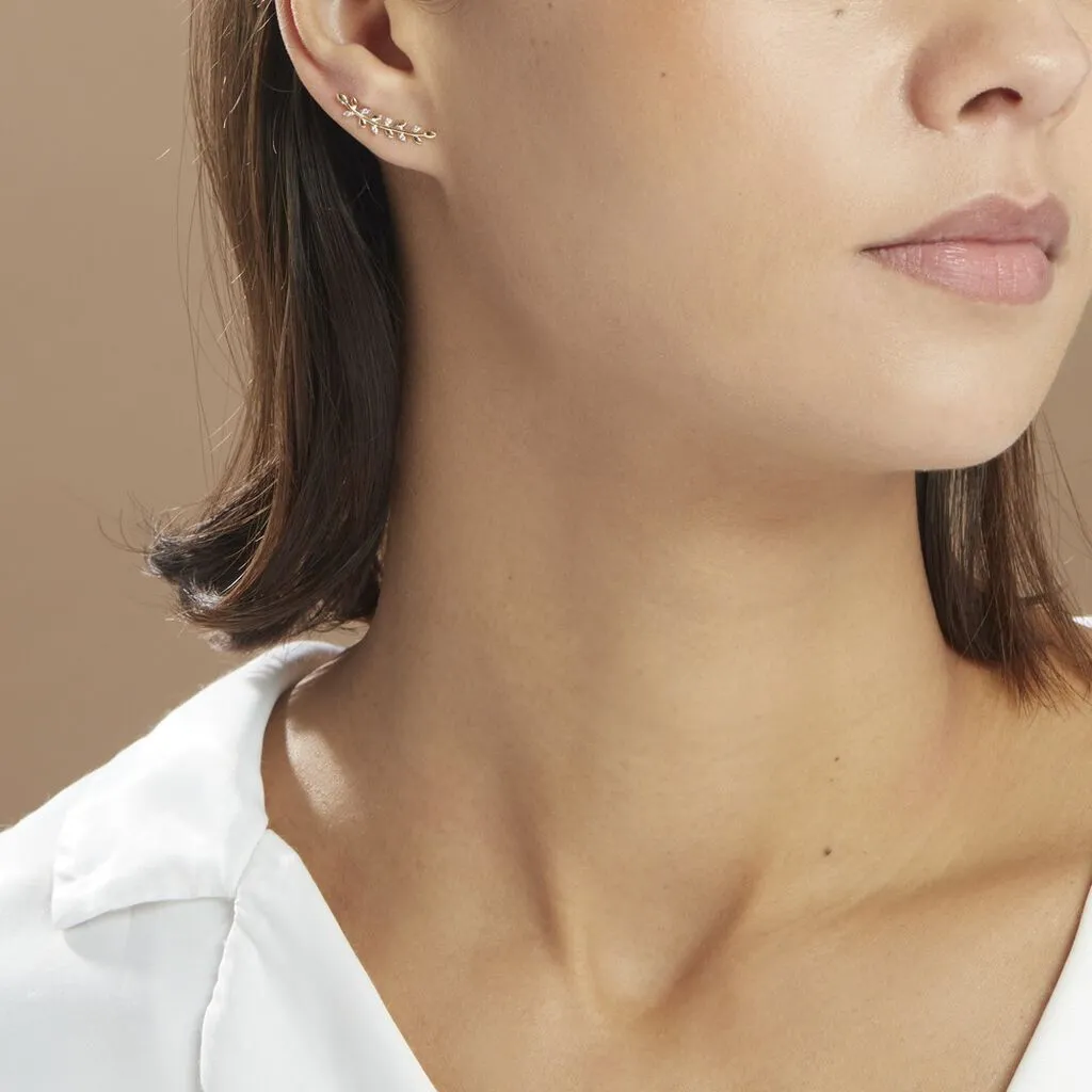 Histoire D'Or Bijoux D'oreilles Eloiza Or Jaune Oxyde De Zirconium 4 Histoire D'Or Bijoux D'oreilles Eloiza Or Jaune Oxyde De Zirconium – Image 4
