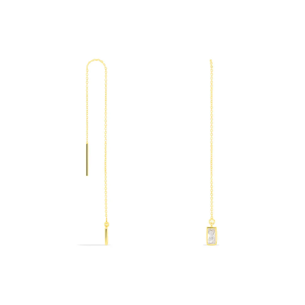 Histoire D'Or Boucles D'oreilles Pendantes Ginna Or Jaune Oxyde De Zirconium 2 Histoire D'Or Boucles D'oreilles Pendantes Ginna Or Jaune Oxyde De Zirconium – Image 2