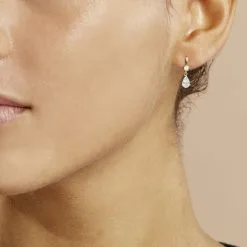 Histoire D'Or Boucles D'oreilles Pendantes Goutte Or Jaune Oxyde De Zirconium -Boucles d'oreilles pendantes Soldes Boutique B3OFJZW833 model0