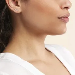 Histoire D'Or Boucles D'oreilles Barrettes Youssa Barrettes 5 Or Jaune Oxydes -Boucles d'oreilles pendantes Soldes Boutique B3OFJZW884 model0