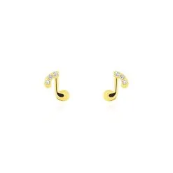 Histoire D'Or Boucles D'oreilles Or Jaune Vienne Oxydes