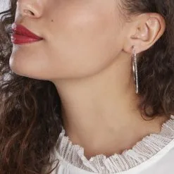 Histoire D'Or Créoles Tyhana Or Jaune Oxyde -Boucles d'oreilles pendantes Soldes Boutique B3OFJZW927 model0