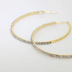 Histoire D'Or Créoles Tyhana Or Jaune Oxyde -Boucles d'oreilles pendantes Soldes Boutique B3OFJZW927 view2