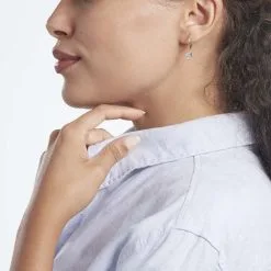 Histoire D'Or Creoles Or Jaune Lowan Oxydes De Zirconium -Boucles d'oreilles pendantes Soldes Boutique B3OFJZW942 model0