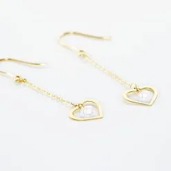 Histoire D'Or Boucles D'oreilles Pendantes Or Jaune Maximiliane Oxyde De Zirconium -Boucles d'oreilles pendantes Soldes Boutique B3OFJZW943 view2