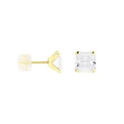Histoire D'Or Boucles D'oreilles Puces Or Jaune Doreen Oxydes De Zirconium -Boucles d'oreilles pendantes Soldes Boutique B3OFJZW948 view1