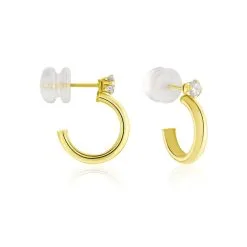 Histoire D'Or Créoles Or Jaune Jayson Oxyde De Zirconium