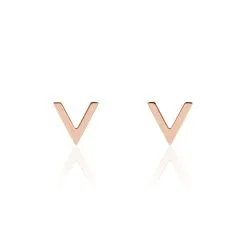 Histoire D'Or Boucles D'oreilles Puces Celene Or Rose