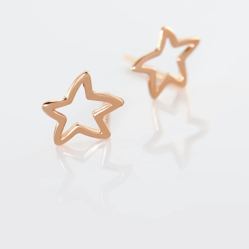 Histoire D'Or Boucles D'oreilles Puces Alphonsine Etoile De Mer Or Rose 3 Histoire D'Or Boucles D'oreilles Puces Alphonsine Etoile De Mer Or Rose – Image 3