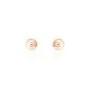Histoire D'Or Boucles D'oreilles Puces Fidelia Boule Or Rose