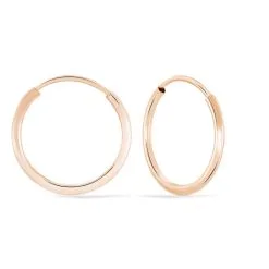 Histoire D'Or Créoles Dominae Or Rose -Boucles d'oreilles pendantes Soldes Boutique B3OFRW0033 view2