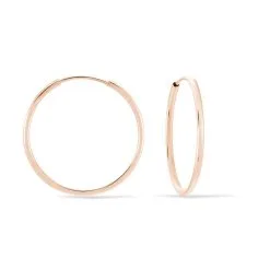 Histoire D'Or Créoles Dominae Or Rose 6 Histoire D'Or Créoles Dominae Or Rose -Boucles d'oreilles pendantes Soldes Boutique B3OFRW0042 view2